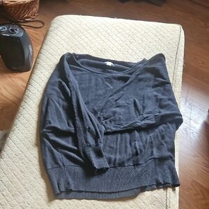 Xhilaration Black Knit Top